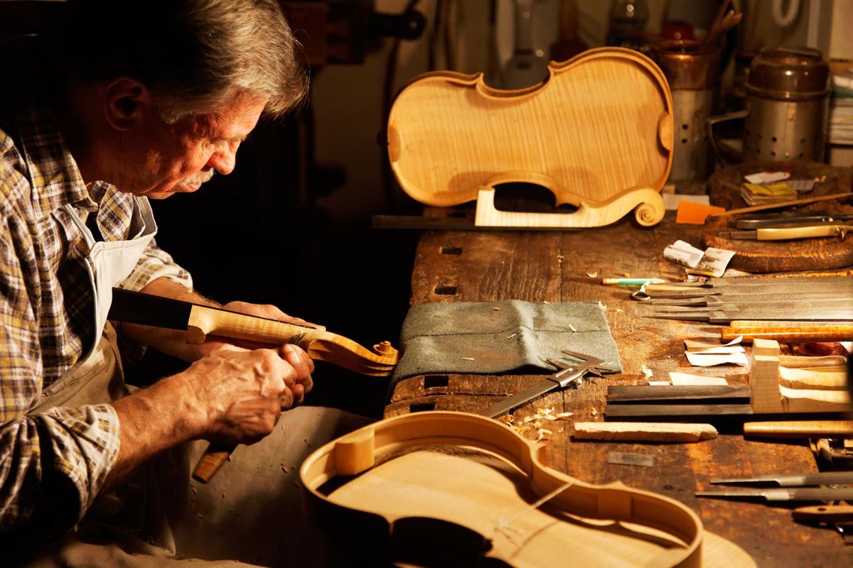 متد علمی ساخت ویولن