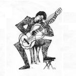 نشستن در گیتار