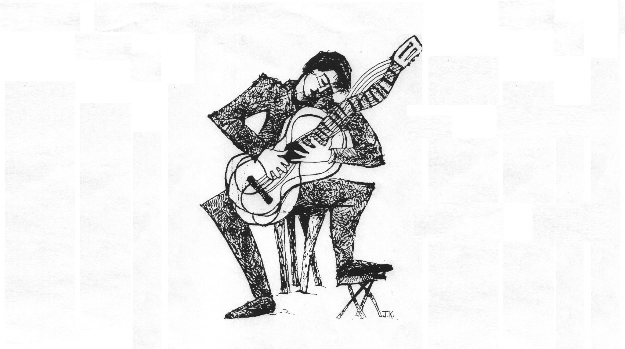 نشستن در گیتار