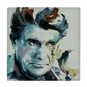 کاشی طرح چهره استاد شجریان