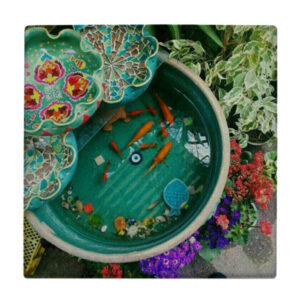 کاشی طرح حوض ماهی