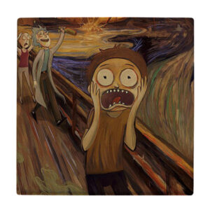 کاشی طرح ریک و مورتی