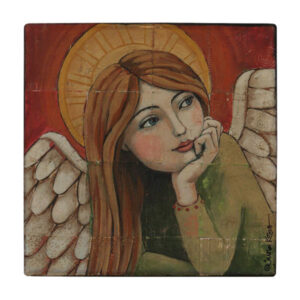 کاشی طرح فرشته