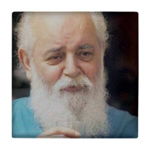 کاشی طرح چهره هوشنگ ابتهاج کدL3