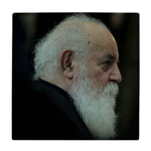 کاشی طرح چهره هوشنگ ابتهاج کدL2