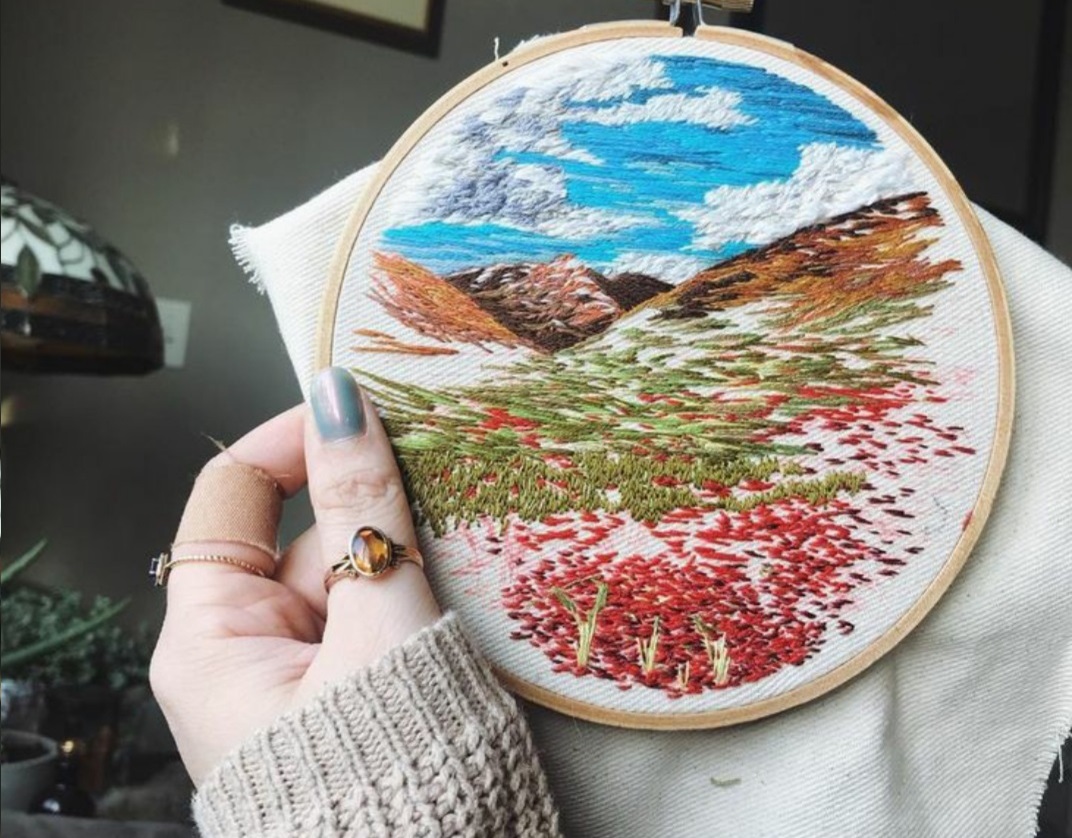 آموزش هنر تنبور دوزی یا تمبور دوزی