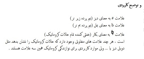 علائم كروماتیك